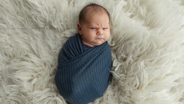 Say cheese? Ohio photographer’s ‘grumpy baby’ photo shoot goes viral
