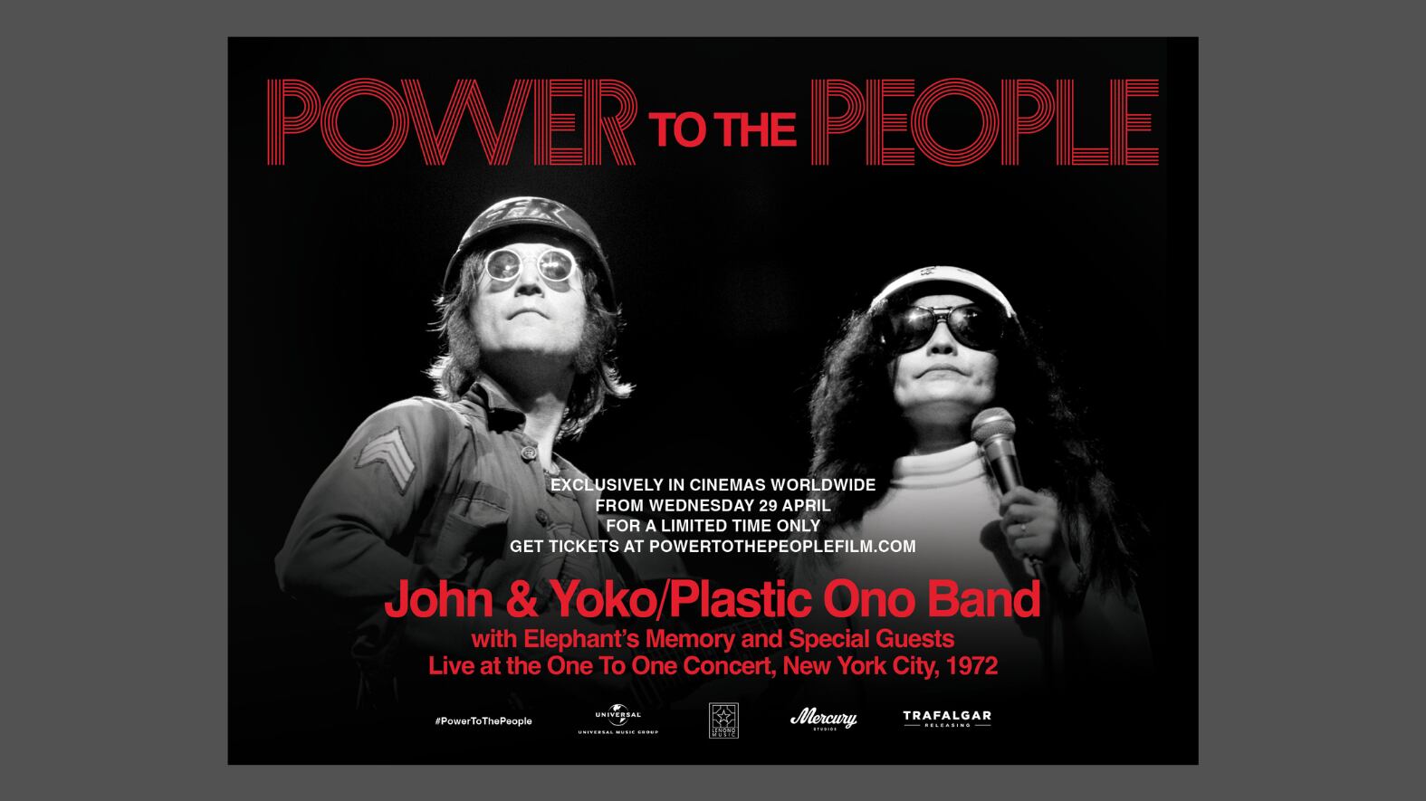 Film of John Lennon and Yoko Ono's One to One concerts hitting theaters –  103.7 Chuck FM